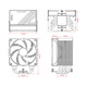 Кулер процессорный ID-Cooling Frozn A610 ARGB White