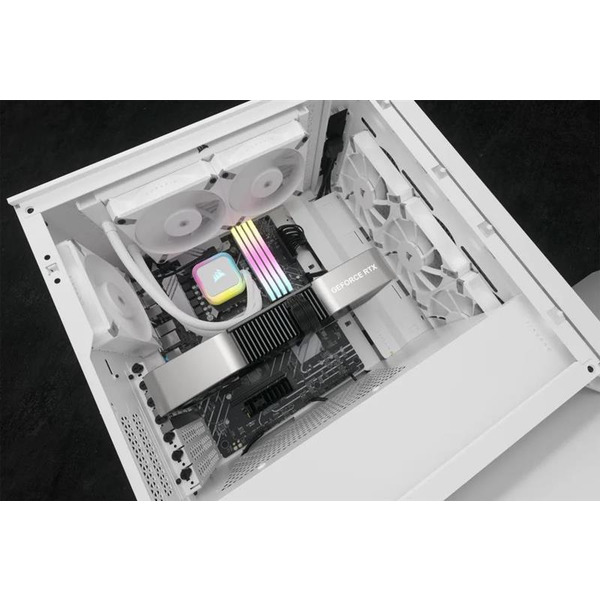 Система водяного охолодження Corsair iCUE H100i RGB Elite Liquid CPU Cooler White (CW-9060078-WW)