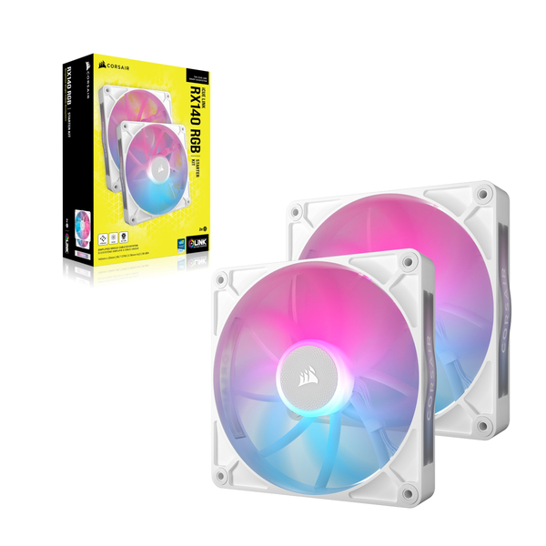 Вентилятор Corsair iCUE Link RX140 RGB PWM White Dual Pack CO-9051024-WW