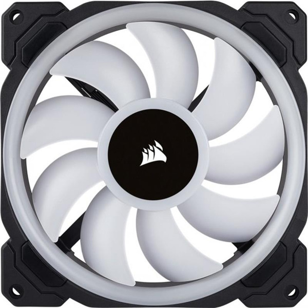 Вентилятор Corsair LL140 RGB Twin Pack (CO-9050074-WW), 140x140x25мм, 4-pin, чорний