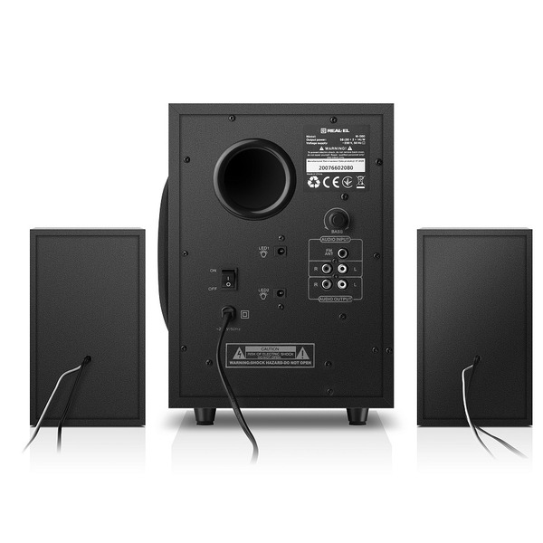 Комп'ютерні колонки REAL-EL M-580 Black