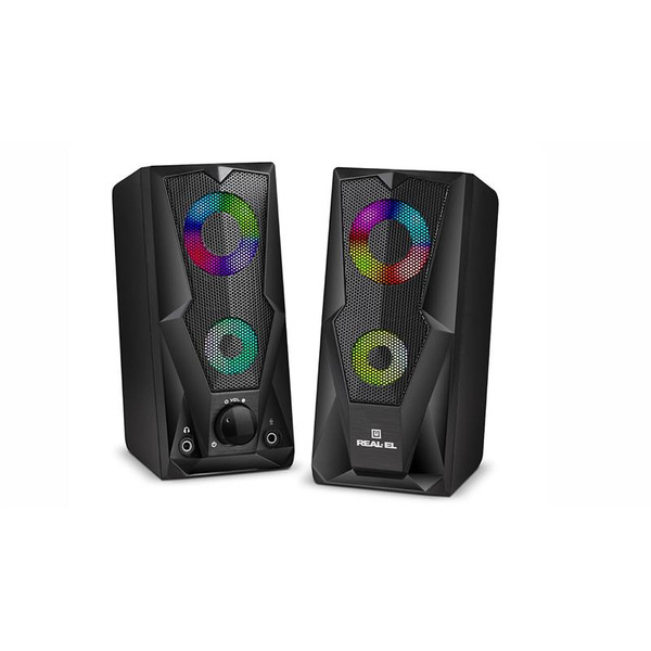 Комп'ютерні колонки REAL-EL S-111 Black
