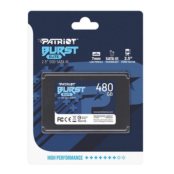 SSD-Накопичувач Patriot PBE480GS25SSDR