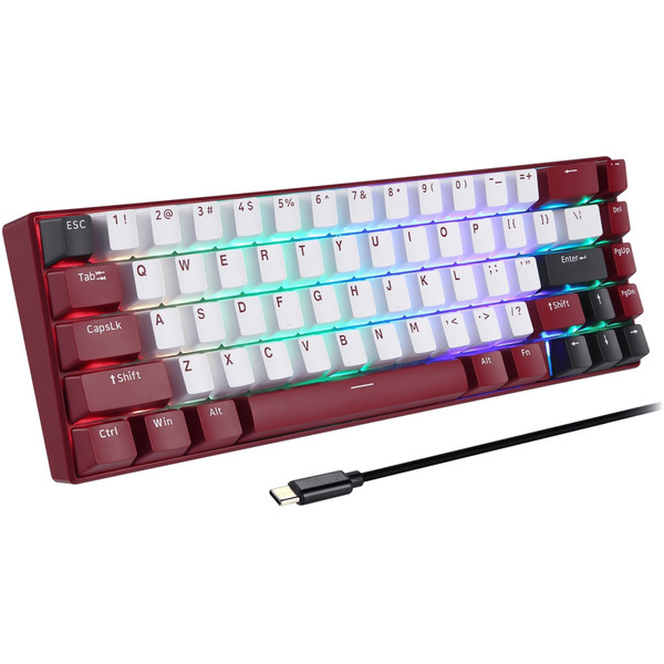 Клавиатура беспроводная Motospeed BK67 Longhua Red Red (mtbk67rmr)