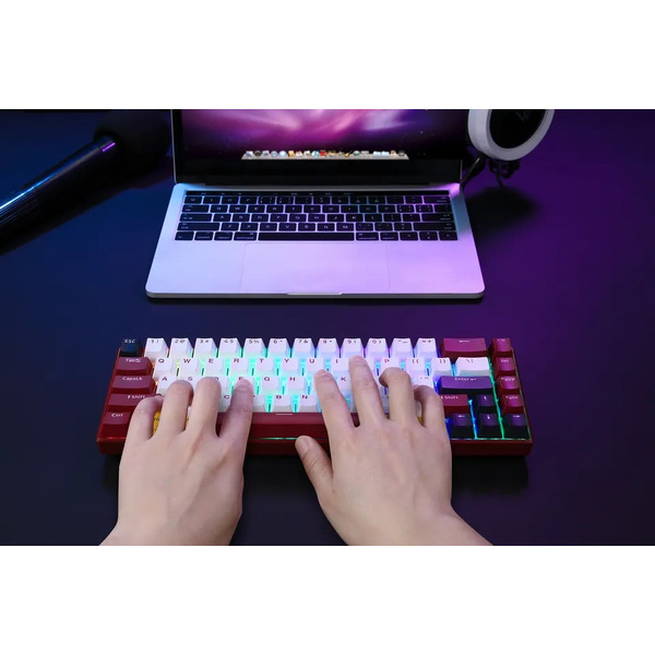 Клавиатура беспроводная Motospeed BK67 Longhua Red Red (mtbk67rmr)