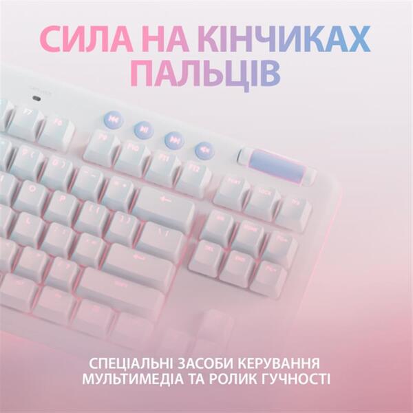 Клавиатура Logitech G713 Linear White (920-010678) 