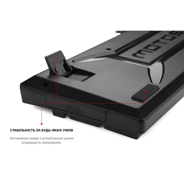 Клавіатура Motospeed CK107 Outemu Blue RGB Ukr Black mtk96mb