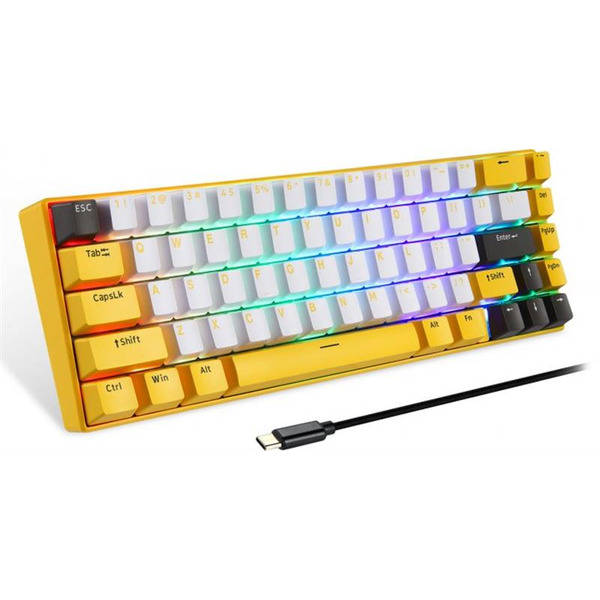 Клавіатура Motospeed BK67 Longhua Blue Yellow mtbk67ymb