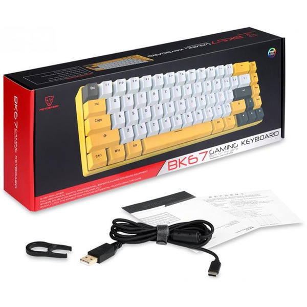 Клавіатура Motospeed BK67 Longhua Blue Yellow mtbk67ymb