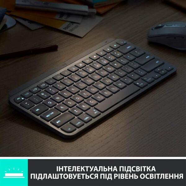 Клавіатура Logitech MX Keys Mini Wireless Illuminated UA Rose 920-010500