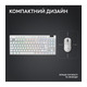Клавиатура беспроводная Logitech G PRO X TKL Lightspeed White Tactile (920-012148)
