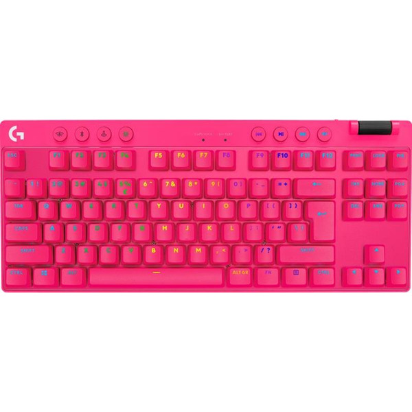 Клавiатура Logitech G PRO X TKL Lightspeed Magenta 920-012159