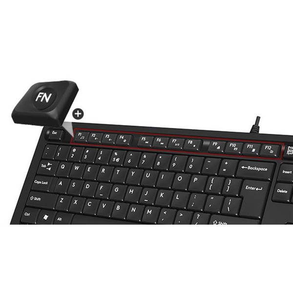 Клавиатура A4Tech FK10 Ukr Blue