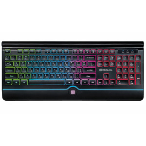 Клавиатура REAL-EL Comfort 8000 Backlit Ukr Black