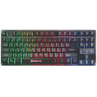 Клавиатура REAL-EL Gaming 8710 TKL Backlit Ukr Black