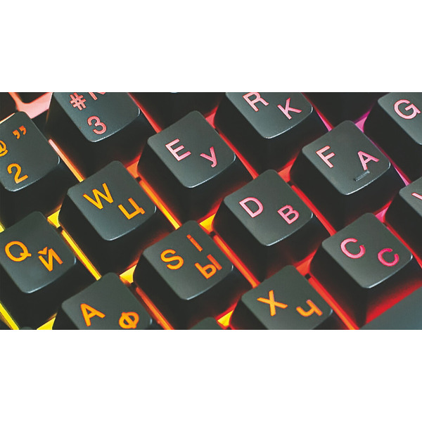 Клавиатура REAL-EL Gaming 8710 TKL Backlit Ukr Black