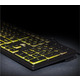 Клавиатура Frime Moonfox 3Color Ukr Black (FLK18210)