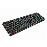 Клавіатура REAL-EL Comfort 7011 Backlit Ukr Black