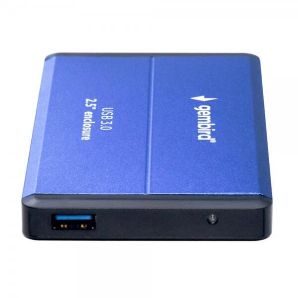Внешний карман Gembird SATA HDD 2.5", USB 3.0, Blue (EE2-U3S-2-B)