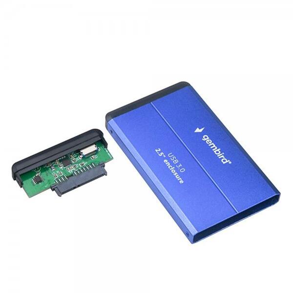 Внешний карман Gembird SATA HDD 2.5", USB 3.0, Blue (EE2-U3S-2-B)