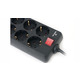 Фильтр питания REAL-EL RS-8 Protect 5м Black (EL122300024)