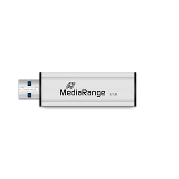USB-Флешка USB 3.0 32GB MediaRange Black/Silver (MR916)