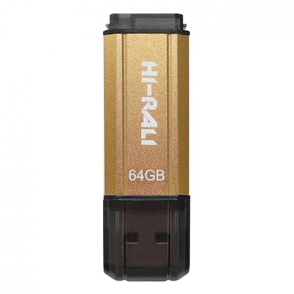 USB-Флешка USB 64GB Hi-Rali Stark Series Gold (HI-64GBSTGD)