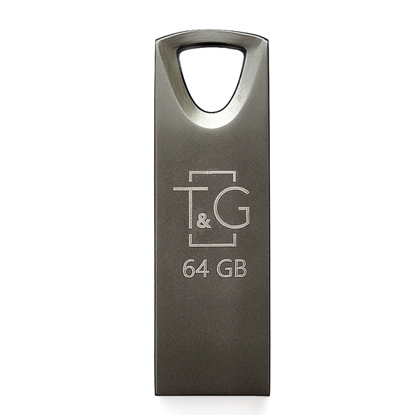 USB-Флешка USB 64GB T&G 117 Metal Series Black (TG117BK-64G)