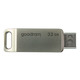 Флеш-накопитель USB3.2 32GB OTG Type-C Goodram ODA3 Silver (ODA3-0320S0R11)