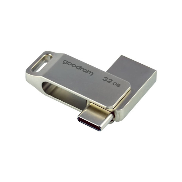 USB-Флешка USB 3.2 32GB OTG Type-C Goodram ODA3 Silver (ODA3-0320S0R11)