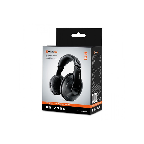 Навушники REAL-EL GD-750V Black