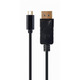 Кабель Cablexpert USB Type-C - DisplayPort (M/M), 2 м, чорний (A-CM-DPM-01) 
