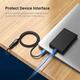 Удлинитель Vention USB - USB (M/F), 0.5 м, Black (CBHBD)