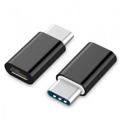 Адаптер Cablexpert micro USB - USB Type-C (F/M), черный (A-USB2-CMmF-01)