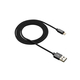 Кабель Canyon USB - Lightning (M/M) 0.96 м, Black (CNS-MFIC3B) в оплетке
