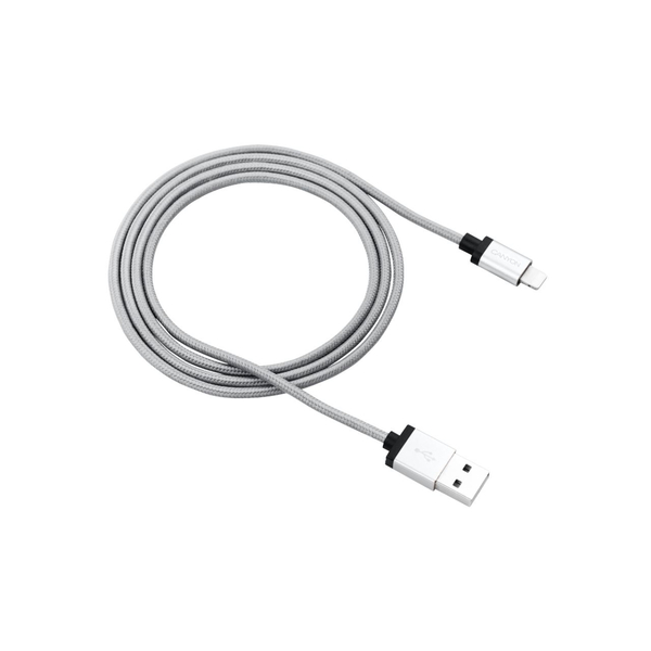 Кабель Canyon USB - Lightning (M/M) 1 м, Dark Grey (CNS-MFIC3DG)
