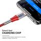 Кабель Luxe Cube Armored USB - Lightning (M/M), 1 м, красный (8886668686099)