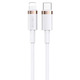 Кабель Usams US-SJ484 USB Type-C - Lightning (M/M), 1.2 м, White (SJ484USB02)