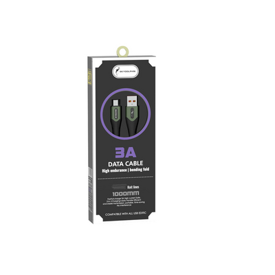Кабель SkyDolphin S01V USB - micro USB (M/M) 1 м, Dark Green (USB-000584)
