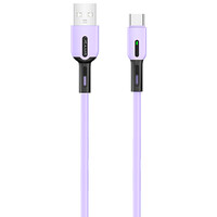 Кабель Usams US-SJ433 USB - USB Type-C (M/M), 1 м, Purple (SJ433USB04)