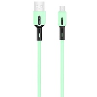 Кабель Usams US-SJ432 USB - Micro USB (M/M), 1 м, Mint (SJ432USB03)