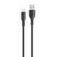 Кабель Usams US-SJ502 USB - Micro USB (M/M), 1 м, Black (SJ502USB01)