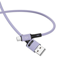 Кабель Usams US-SJ435 USB - Micro USB (M/M), 1 м, Purple (SJ435USB04)