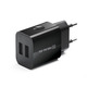 Сетевое зарядное устройство REAL-EL CH-210 (2USB, 2.1A) Black