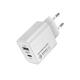 Мережевий зарядний пристрій ColorWay (1USB Type-C PDx3A;1USBx4A) White (CW-CHS025QPD-WT)