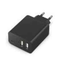 Сетевое зарядное устройство Canyon (2USB, 2.4A) Black (CNE-CHA08B)