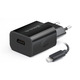 Сетевое зарядное устройство REAL-EL CH-217 (2USB, 2.1A) Black + кабель Lightning