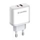 Мережевий зарядний пристрій ColorWay Power Delivery Port PPS USB (Type-C PD + USB QC3.0) (45W) White (CW-CHS042PD-WT)