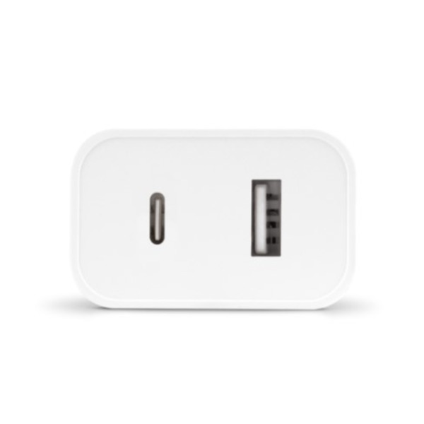 Мережевий зарядний пристрій Ttec SmartCharger Duo PD USB-C/USB-A 32Вт White (2SCS24B)