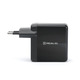Сетевое зарядное устройство REAL-EL CH-350 QC3.0 (2USB, 3A) Black